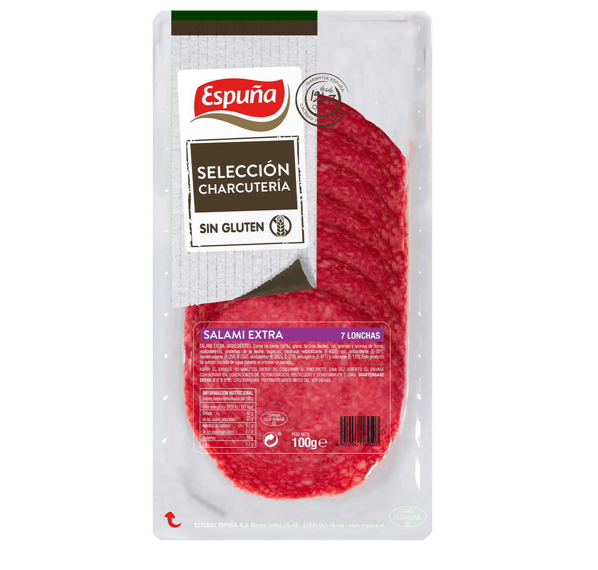 Salami geschnitten 100g