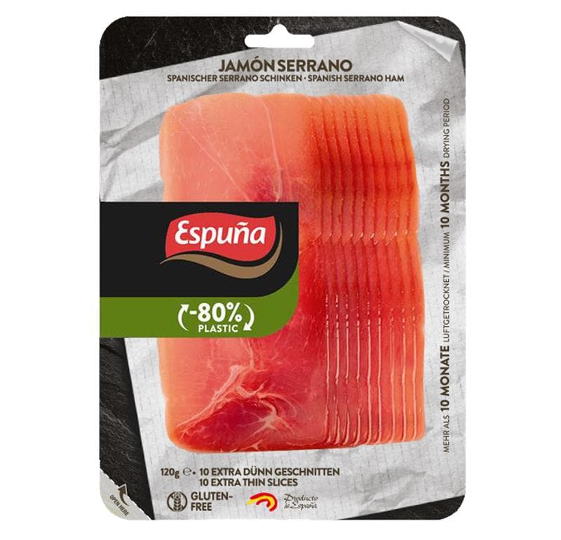 Serrano schinken geschnitten - hauchdünn 120g