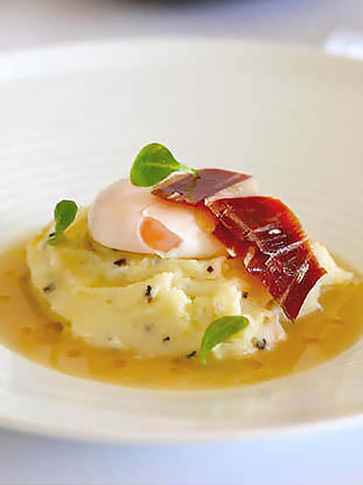 PARMENTIER MIT TRÜFFEL UND IBERISCHEM SCHINKEN