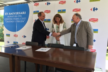 Carrefour erneuert die Vereinbarung mit Espuña zum 15-jährigen Jubiläum